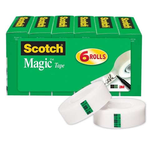 Exploring the different widths and lengths of Scotch magic tape refills